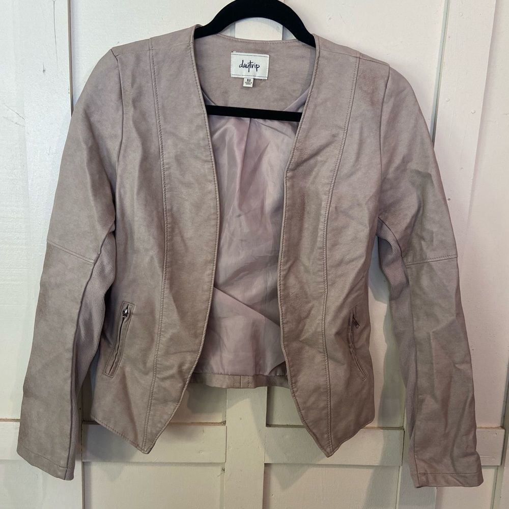 Daytrip faux leather jacket size XS